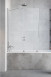 Radaway Furo Brushed Nickel PND II parawan wannowy przesuwny 100 cm lewy nikiel szczotkowany przeźroczyste Easy Clean 10109538-91-01L + 10112494-01-01