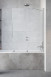Radaway Furo Brushed Nickel PND II parawan wannowy przesuwny 120 cm prawy nikiel szczotkowany przeźroczyste Easy Clean 10109638-91-01R + 10112594-01-01