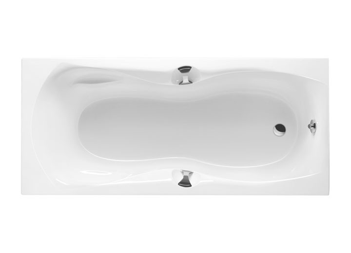 Excellent Canyon II wanna prostokątna 180x80 z nogami i uchwytami WAEX.CNN18WH