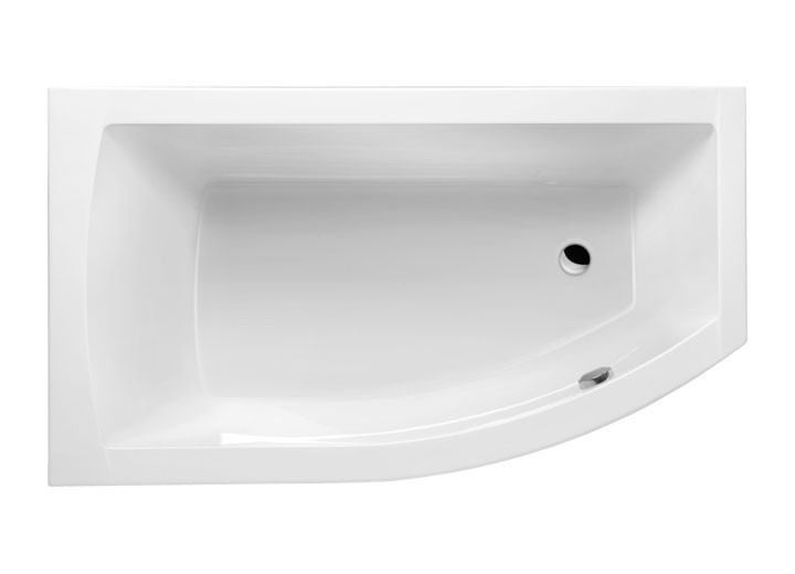 Excellent Magnus wanna asymetryczna 150x85 lewa z nogami WAEX.MGL15WH