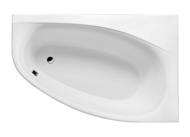 Excellent Kameleon wanna asymetryczna 170x110 prawa z nogami WAEX.KMP17WH