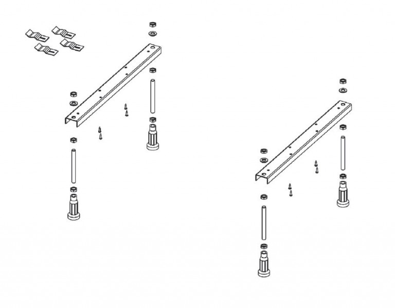 Riho nogi nóżki do wanien 01U