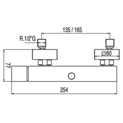 Tres Cuadro bateria natryskowa z zestawem stal 5.07.167.03