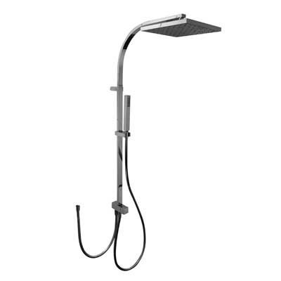 Tres Cuadro zestaw natryskowy do baterii natynkowej chrom 1.07.926