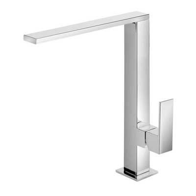 Tres Cuadro bateria kuchenna zlewozmywakowa stojąca chrom 1.06.486