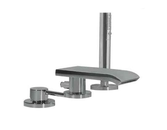 Tres Max bateria wannowa trzyotworowa chrom 1.62.161