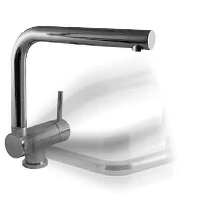 Tres Abatible bateria kuchenna zlewozmywakowa składana stojąca chrom 1.30.335