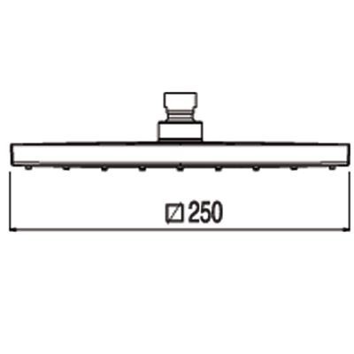Tres Full głowica natryskowa 25x25 chrom 1.34.138.26