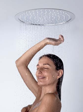 Tres deszczownica okrągła śr.33cm do mocowania sufitowego antical chrom 1.34.715