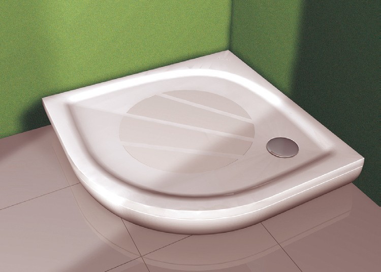 Ravak Elipso PRO brodzik półokrągły 100x100 lany marmur XA23AA01010