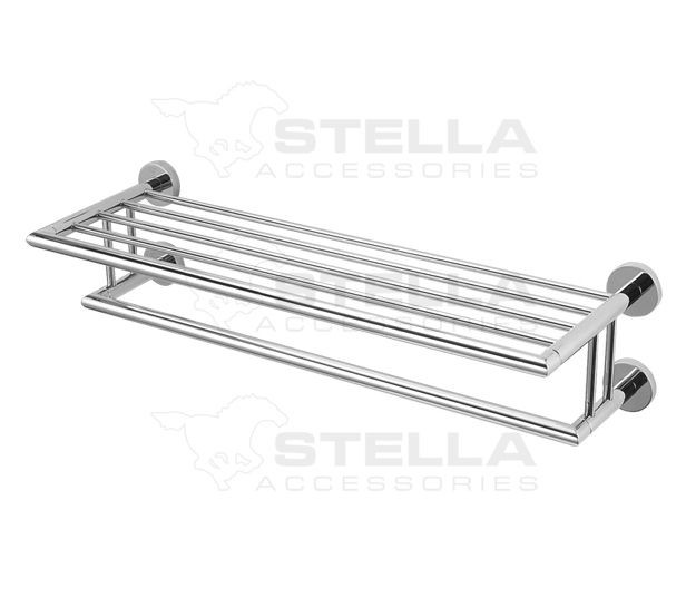 Stella Classic półka na ręczniki podwójna chrom 07040