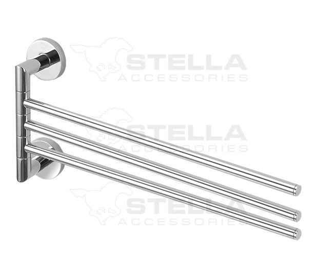 Stella Classic wieszak trójramienny chrom 07130