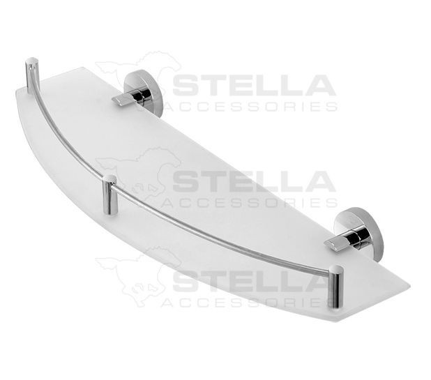 Stella Classic półka szklana szkło bezbarwne chrom 078101