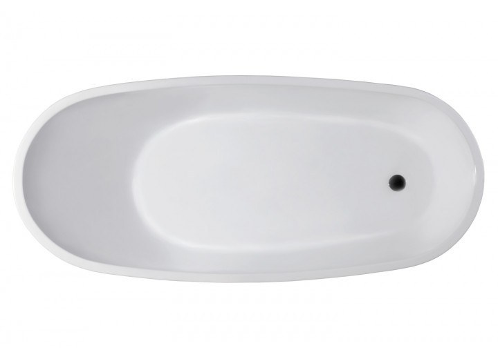 Excellent Comfort 2.0 wanna wolnostojąca biało-czarna 175x74 WAEX.CMP2.17WB