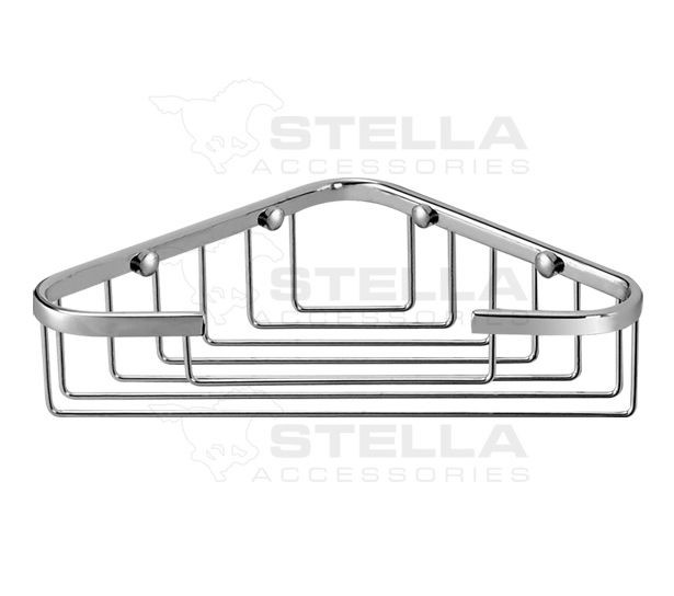 Stella koszyk na mydło narożny chrom 16020