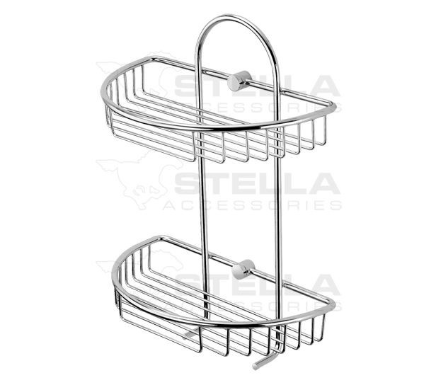 Stella koszyk podwójny chrom 16050