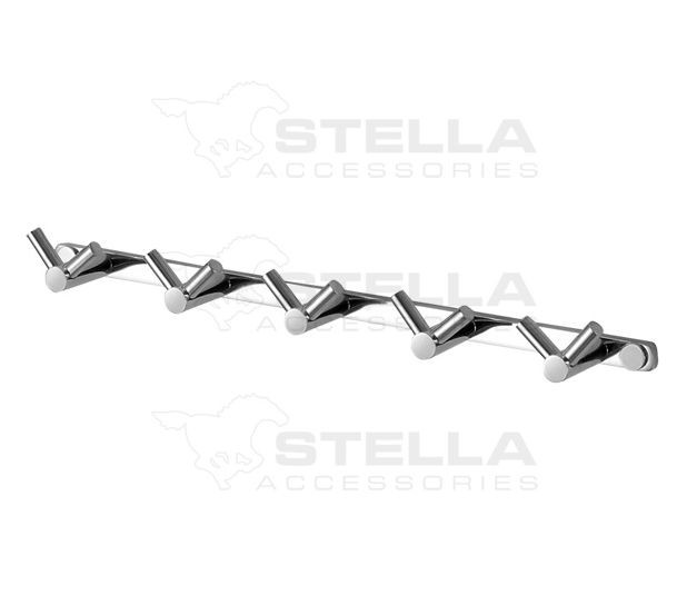 Stella listwa - 5 haczyków chrom 18025