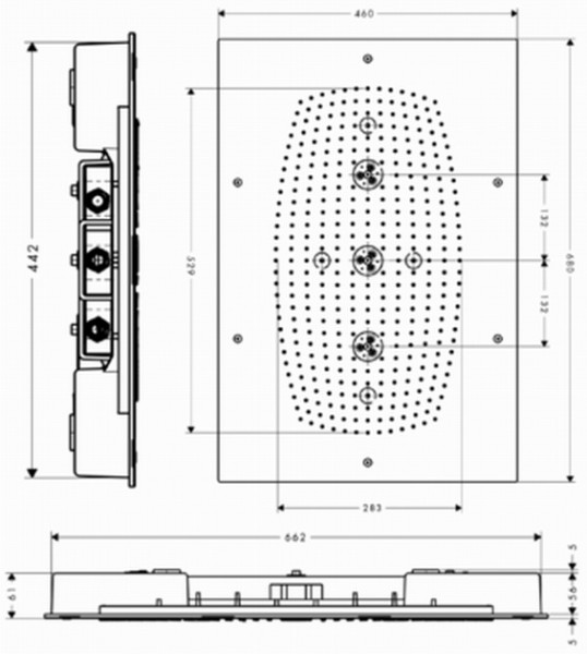 Hansgrohe Raindance Rainmaker głowica prostokątna 68x46 bez oświetlenia 28417000