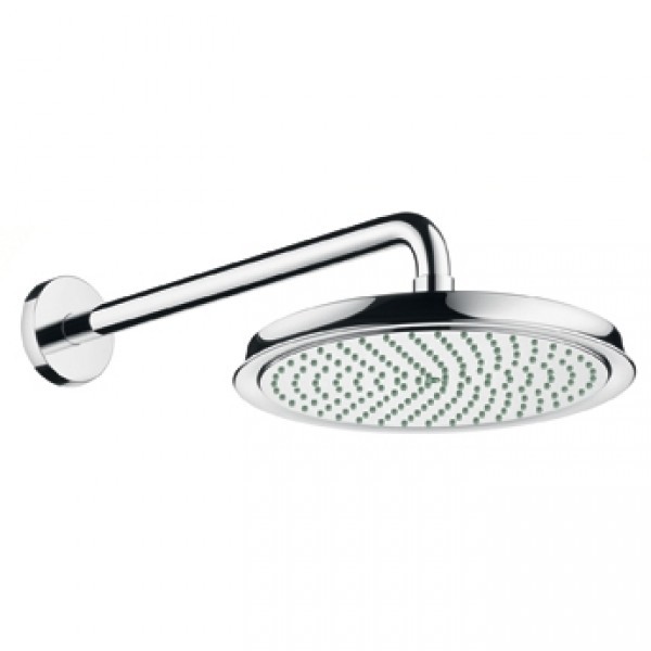 Hansgrohe Raindance Classic 240 AIR deszczownica głowica prysznicowa 24cm z ramieniem ściennym 383mm chrom 27424000