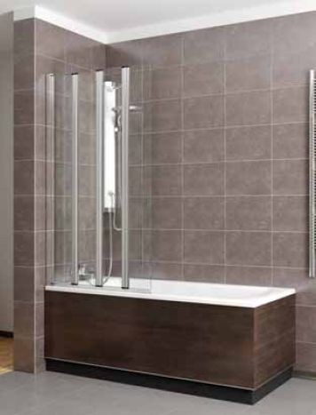 Radaway Eos PNW5 parawan nawannowy pięcioczęściowy chrom przeźroczyste Easy Clean 205501-101