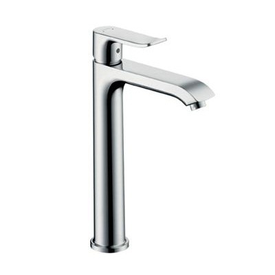 Hansgrohe Metris E2 bateria umywalkowa wysoka 200 z korkiem chrom 31183000
