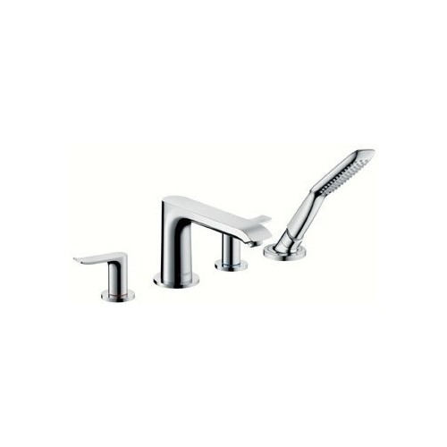 Hansgrohe Metris E2 bateria wannowa 4-otworowa el. zewn. chrom 31442000