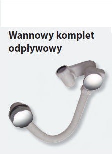 Ravak syfon wannowy z przelewem klik-klak ( Click-Clack ) chrom X01377