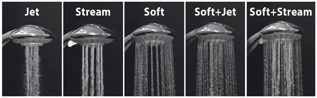 Ravak słuchawka prysznicowa owalna 5-funkcyjna 952.00 X07P008