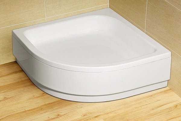 Radaway Samos A brodzik półokrągły z obudową 90x90 4S99300-03