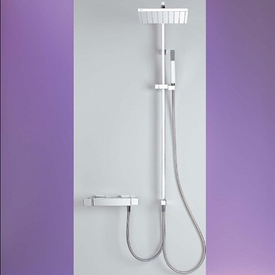 Tres Cuadro zestaw natryskowy do baterii natynkowej chrom 1.07.476