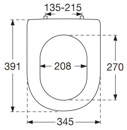 Villeroy&Boch Subway deska sedesowa compakt wolnoopadająca biała weiss alpin 9M66S101