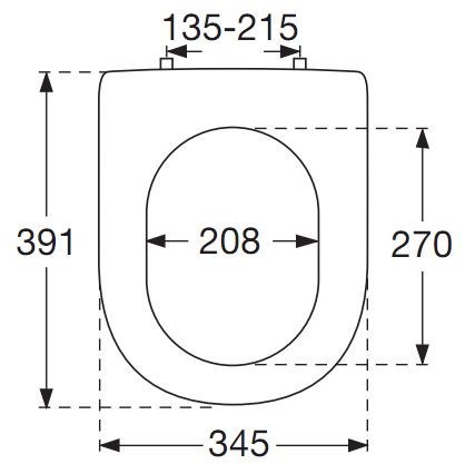 Villeroy&Boch Subway deska sedesowa kompakt biała weiss alpin 9M66Q101