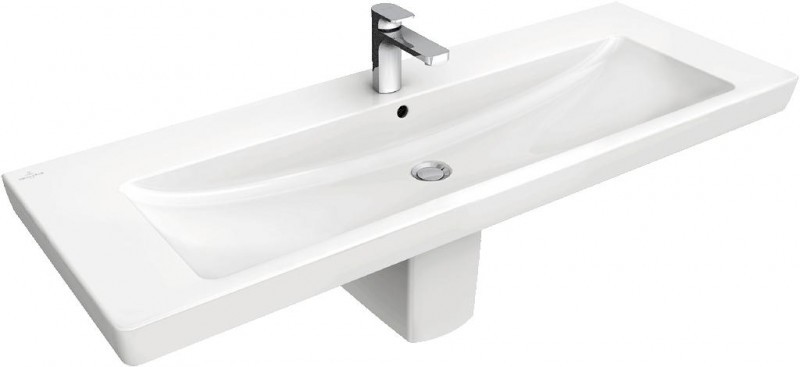 Villeroy&Boch Subway 2.0 umywalka meblowa 130cm biała weiss alpin ceramicplus 7176D0R1