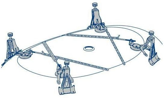 Kaldewei nogi specjalne do wanien model 5037 5831 7000 0000