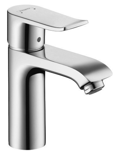 Hansgrohe Metris E2 bateria umywalkowa 110 z korkiem chrom 31121000