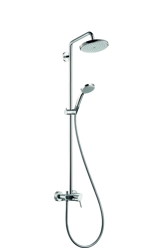 Hansgrohe Croma 220 komplet prysznicowy z baterią i deszczownicą chrom 27222000