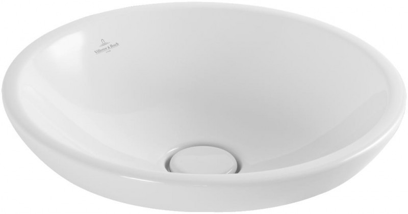 Villeroy&Boch Loop&Friends umywalka stojąca na blacie wpuszczana do połowy 43cm biała weiss alpin ceramicplus 411400R1
