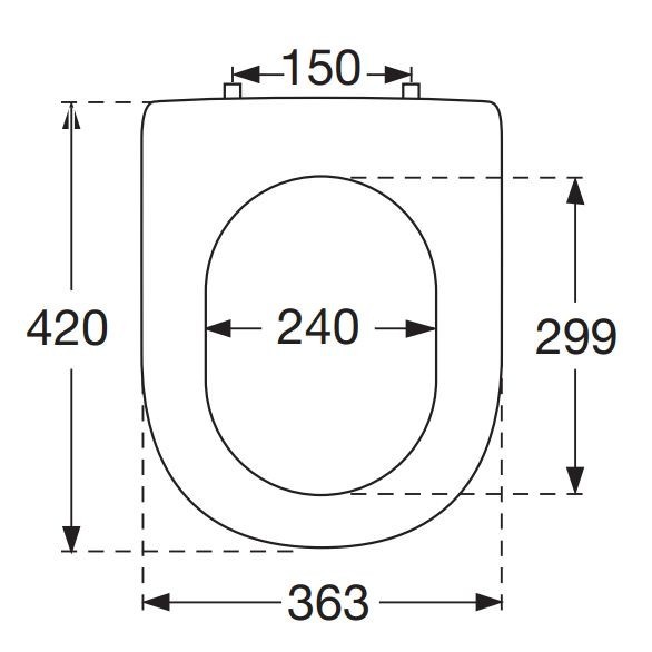 Villeroy&Boch Omnia Architectura deska sedesowa biała weiss alpin 98M9D101