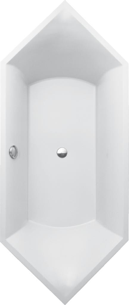 Villeroy&Boch Squaro Duo wanna sześciokątna 190x80 biała weiss alpin UBQ 190 SQR 6V-01