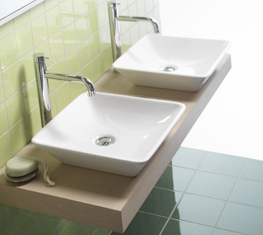 Hatria Happy Hour 10:00 umywalka stawiana na blat 40x40 Y0QR