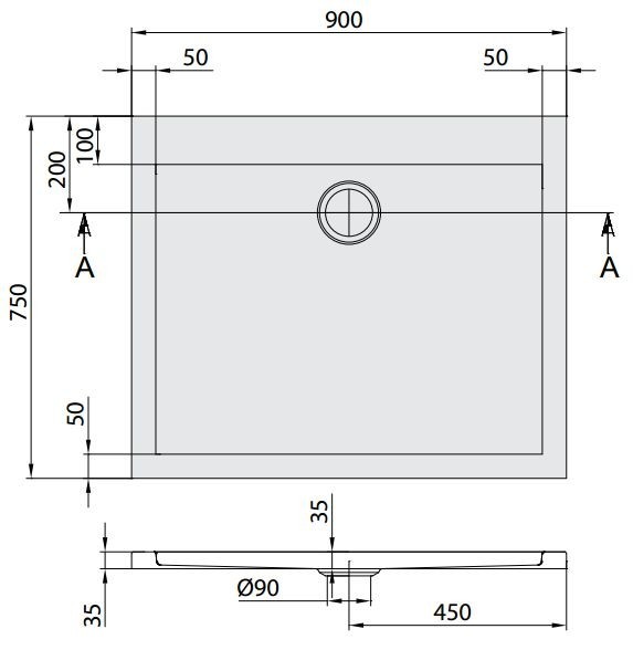 Villeroy&Boch Subway brodzik prostokątny 120x90 biały weiss alpin UDA 1293 SUB 2V-01