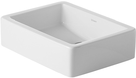 Duravit Vero umywalka mała stawiana na blat 50cm 50x38 biały alpin 0455500000