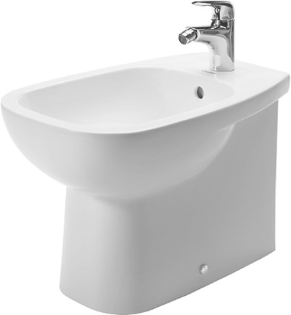 Duravit D-Code bidet stojący przyścienny biały alpin 22411000002