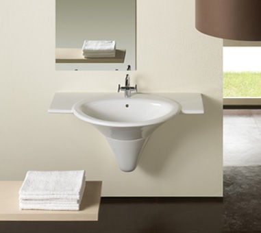 Hatria Sculture 110 umywalka z blatem ceramicznym 110x58,5 YR38