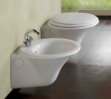 Hatria Sculture bidet wiszący biały Y0BF