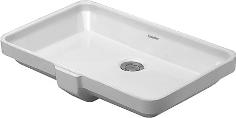 Duravit 2nd floor umywalka podblatowa 52,5cm 52,5x35 biały alpin 0316530000