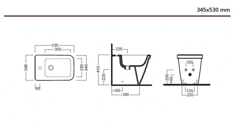 Hatria Erika PRO Q bidet stojący biały YXHU