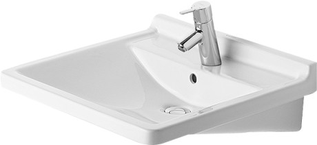 Duravit Starck 3 umywalka Vital 60cm 60x54,5 biały alpin wondergliss 03096000001