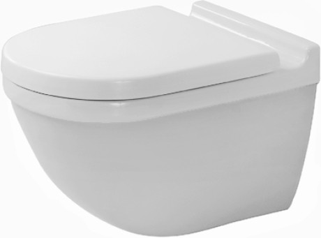 Duravit Starck 3 muszla WC wisząca biały alpin 2225090000