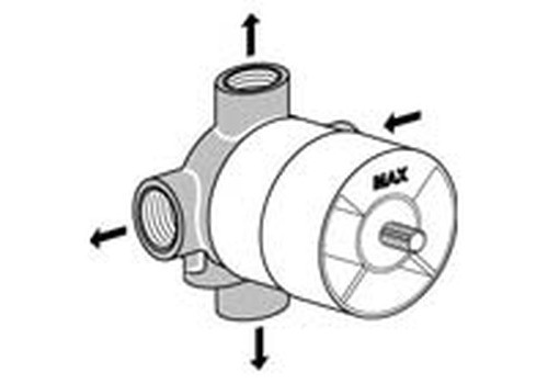 Ideal Standard czterodrożny przełącznik podtynkowy A2391NU